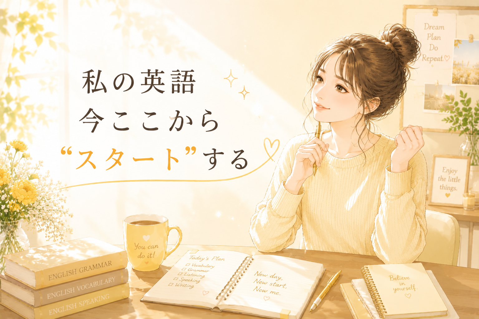 40代、英語ゼロ。それでも始めた理由は「うまく話したい」からじゃなかった
