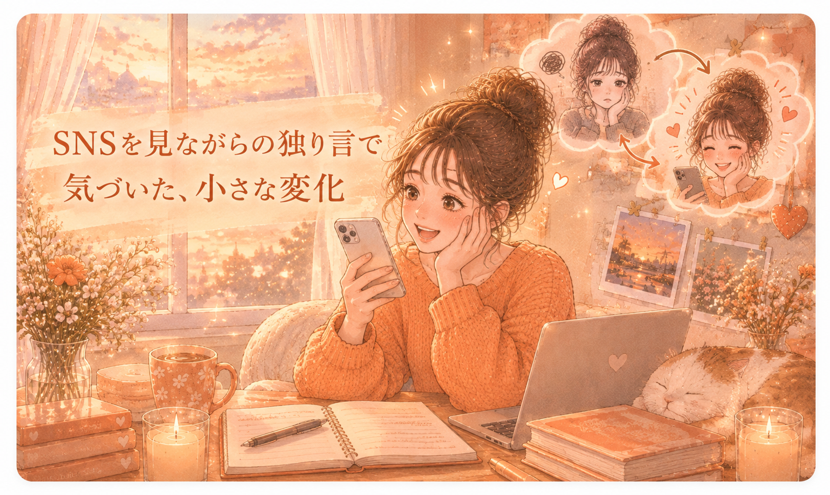 「かわいい」しか言えなかった私が、文章で話せるようになってきた